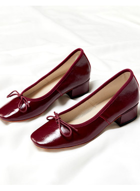 割草机老k 芭蕾鞋做旧手工鞋瓢鞋复古奶奶鞋软皮单鞋真皮底小红鞋