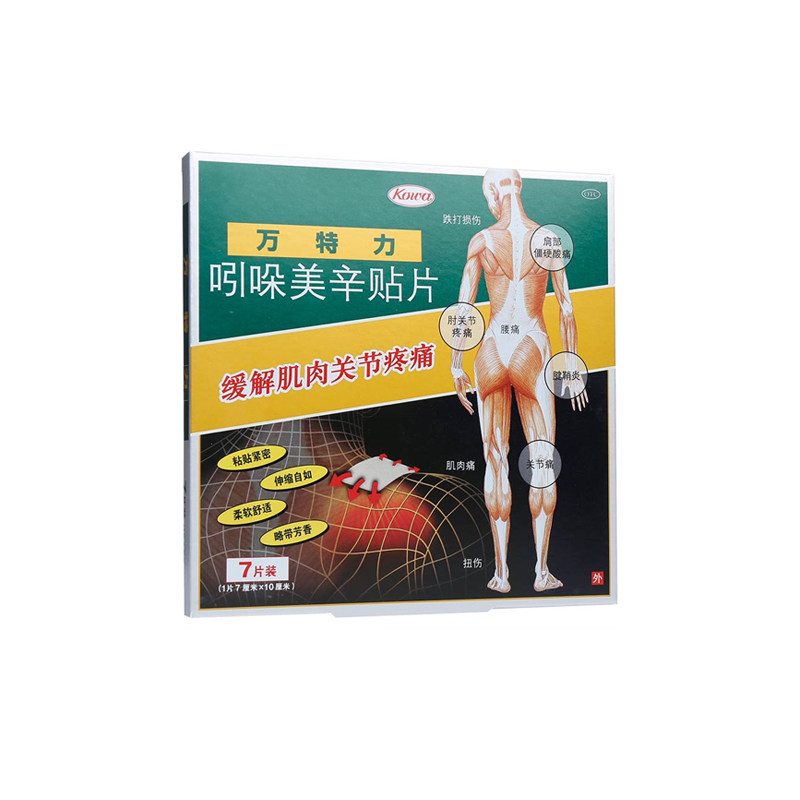 【万特力】吲哚美辛贴片7cm*10cm*7片/盒图片
