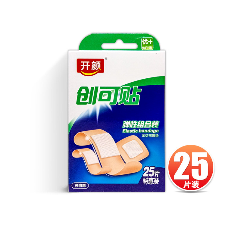 开颜 创可贴(纤巧透气型)75mm*19mm*25片/盒图片