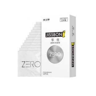 杰士邦ZERO零感超薄12只爽滑倍润型男用超薄安全套成人用品