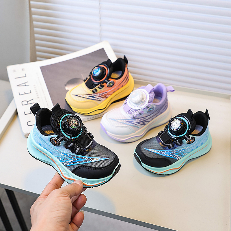 防滑软底休闲风男童女童运动鞋