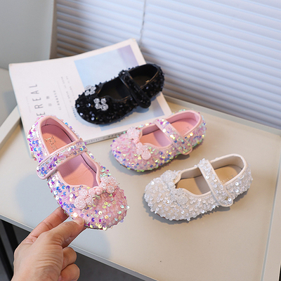 女童公主鞋国风小皮鞋2025春秋款