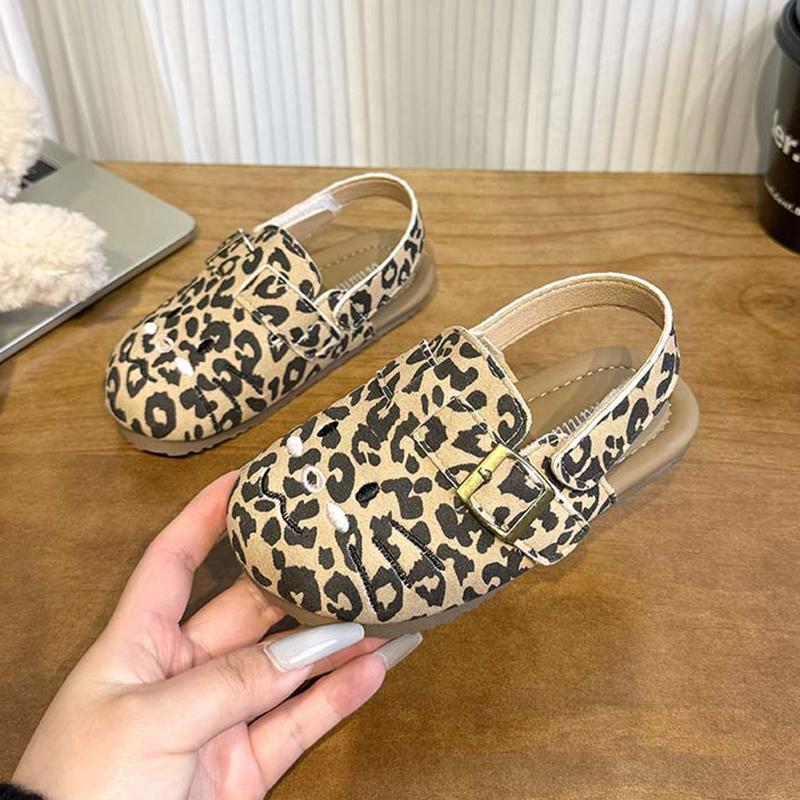 女童勃肯鞋软底凉鞋一脚蹬半拖鞋