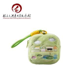 故居小钱包 韶山景点周边礼品纪念馆文创毛绒拉链零钱包卡通便携