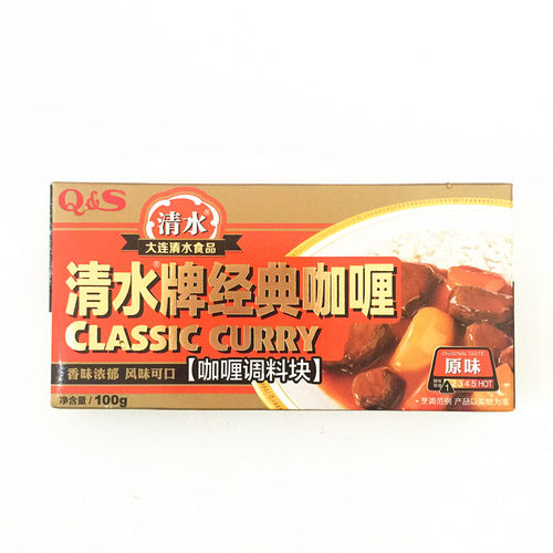 清水100克*3盒香味浓郁可口咖喱