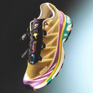 6萨洛蒙复古潮流古金色男女低帮户外越野跑鞋 25年 Salomon 代购