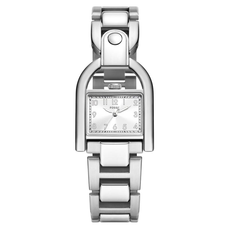 Fossil/化石女式简约腕表mm表盘石英机芯不锈钢表带