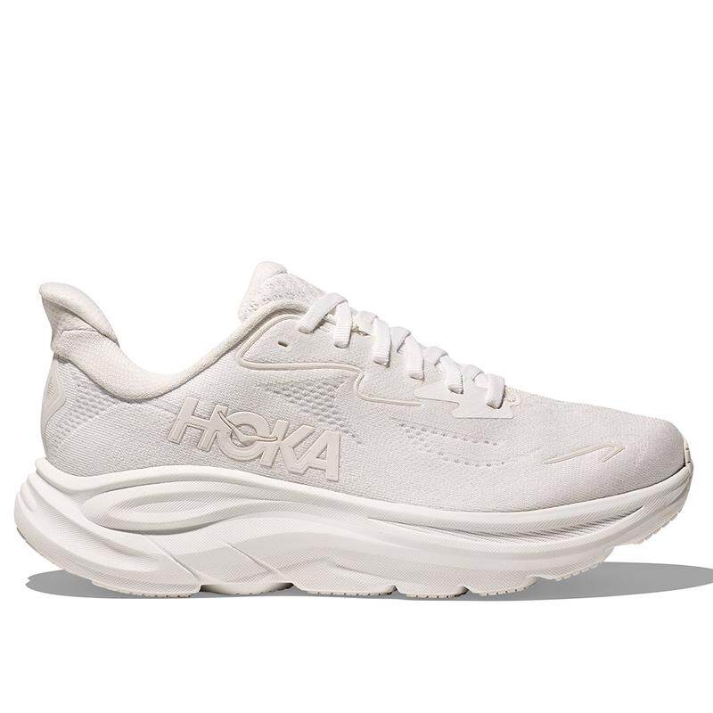 代购Hoka OneOne男士跑步鞋缓震舒适支撑慢跑鞋白色轻量日常跑步