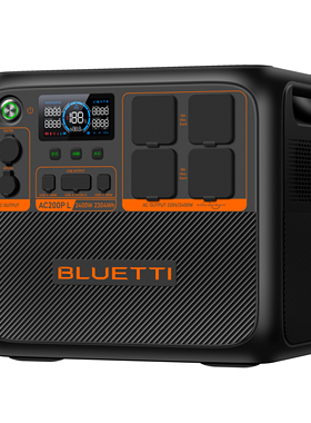 BLUETTI铂陆帝AC200PL国标欧规2.3度电2400W大容量功率户外电源