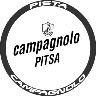 campagnolo pista轮组贴纸死飞单车碳刀圈轮圈反光个性贴纸定制