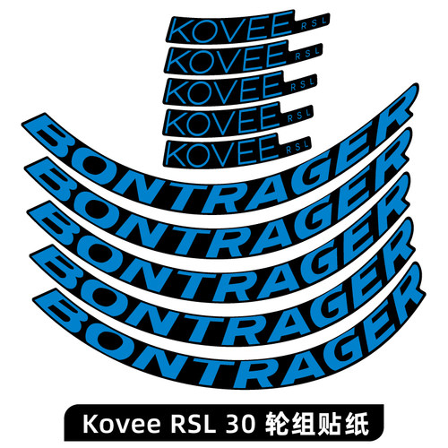 棒槌哥KoveeRSL30轮组贴纸山地