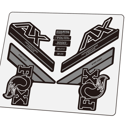 FOX32SCAX前叉贴纸单车贴定制