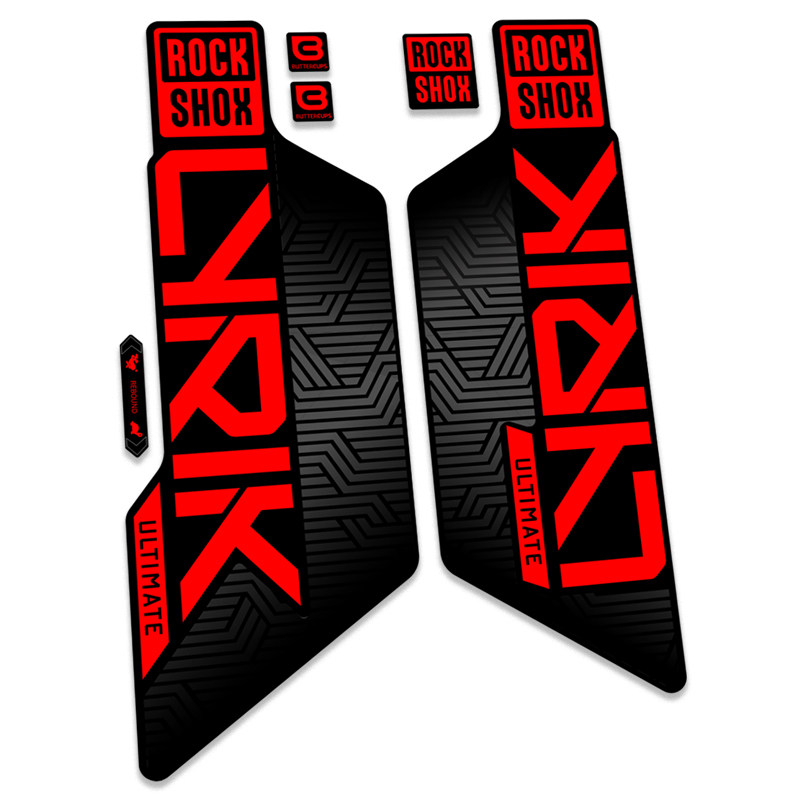 RockShoxLyrik山地车前叉贴纸3M图片