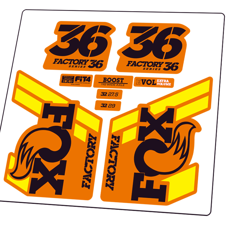 2020款fox36前叉贴纸减震狐狸