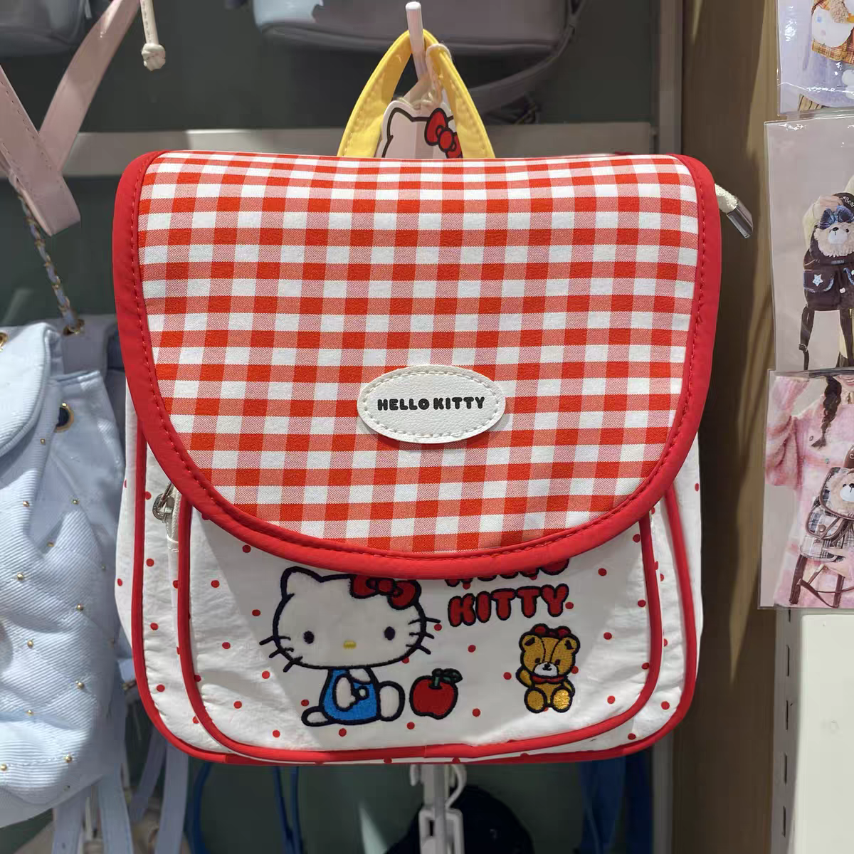 幼儿园书包凯蒂猫超萌儿童大容量双肩包学生背包卡通少女出游书包 - 实物图