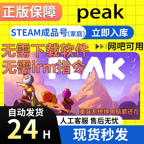 Steam正版  peak  白号