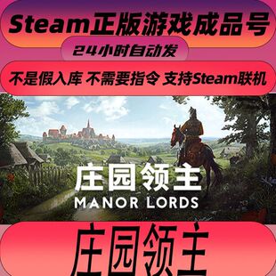Steam正版 庄园领主 Manor Lords 全新白号 游戏账号