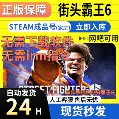 【网吧可用】街头霸王6 Steam正版国区成品号Street Fighter 6