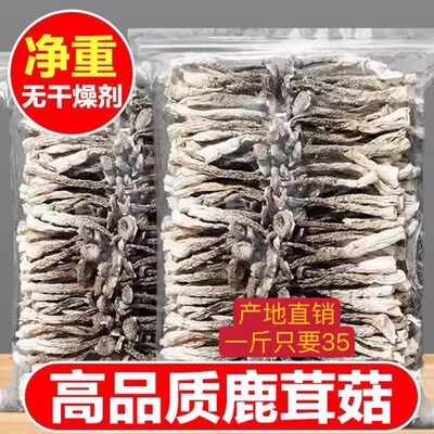 云南鹿茸菇干货500g煲汤炒菜包邮