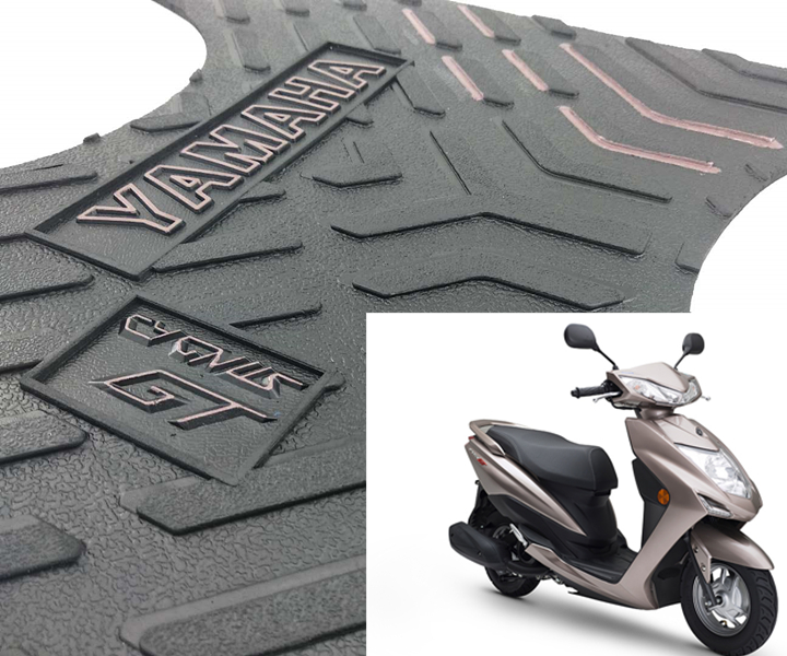 适用于雅马哈赛鹰125脚垫摩托车踏板橡胶脚垫脚踏皮内衬桶垫座套