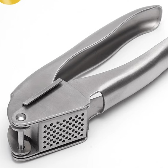 304不锈钢加厚压蒜器蒜泥器厨房蒜蓉器家用多功能捣蒜器夹子工具