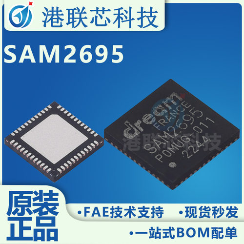 SAM2695  QFN-48 低功耗音频DSP芯片 电子琴卡拉ok芯片 全新原装 - 封面