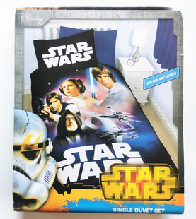 星球大战被套被罩枕套135x200儿童STAR WARS原力觉醒卡通学生外贸