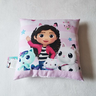 盖比的娃娃屋靠垫芯坐垫芯40x40抱枕靠垫套客厅沙发卧室猫咪 外贸