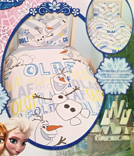 冰雪奇缘被套被罩枕套135x200 雪宝雪人FROZEN儿童卡通动漫 外贸