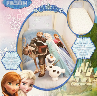 冰雪奇缘被套被罩枕套135x200 爱莎安娜FROZEN儿童卡通学生 外贸