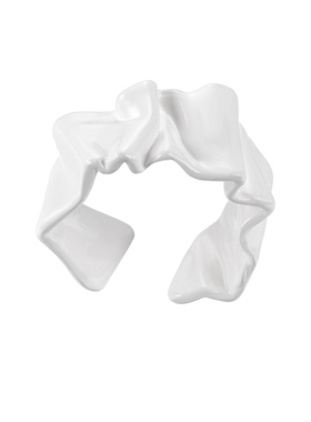 mif褶皱丝绸小众设计感戒指