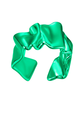 mif罗绮系列褶皱戒指女小众设计