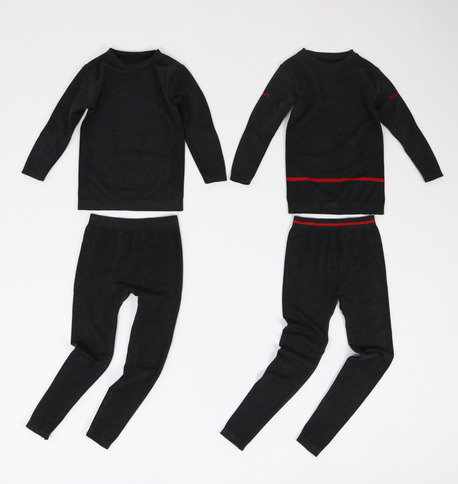 120-150码发热男女童儿童滑雪运动速干保暖内衣套装两件套