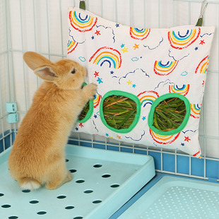 兔子悬挂草袋大容量内外可挂荷兰猪豚鼠草架防漏草侏儒兔用品大号