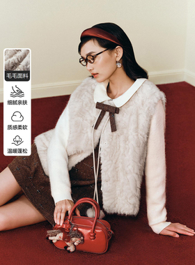 【商场同款】甜美圆领叠穿马甲2026春新款宽松无袖上衣C1BGG1125