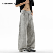HOPE春秋款 子潮牌工装 阔腿直筒裤 ESSENTIALS 男士 休闲裤 裤 宽松
