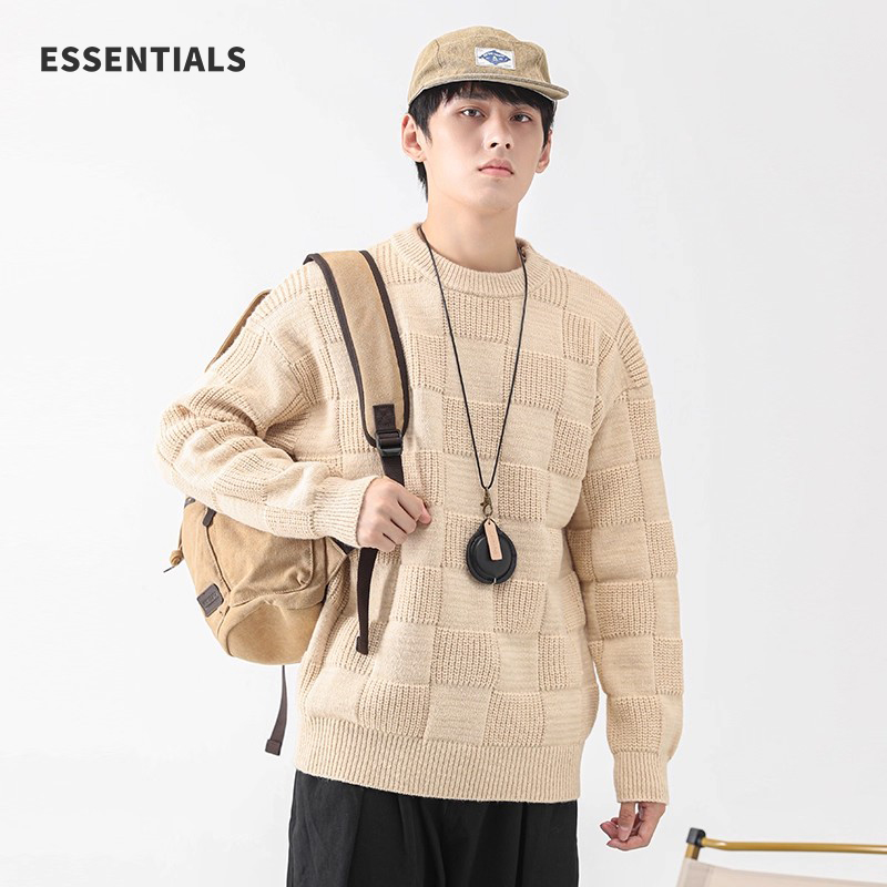 ESSENTIALS纯色圆领毛衣
