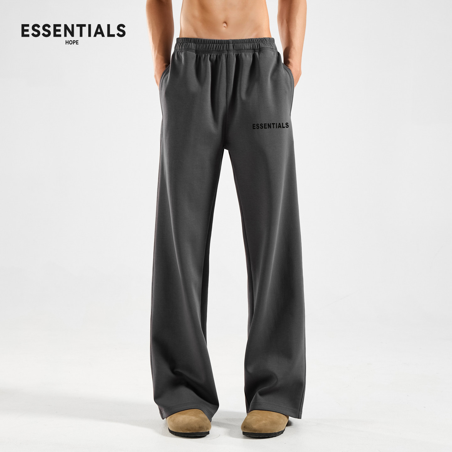 ESSENTIALS HOPE美式阔腿休闲裤男秋季宽松百搭运动长裤潮流卫裤