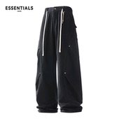 HOPE潮牌美式 纯棉水洗工装 男酷帅时尚 ESSENTIALS 百搭宽松休闲裤