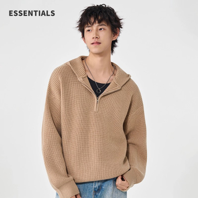 ESSENTIALS秋季半拉链休闲毛衣