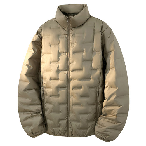 ESSENTIALS HOPE冬季新款90白鸭绒立领羽绒服男时尚百搭保暖外套