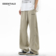 ESSENTIALS 复古直筒裤 HOPE美式 高街潮流高级感弯刀设计感阔脚裤