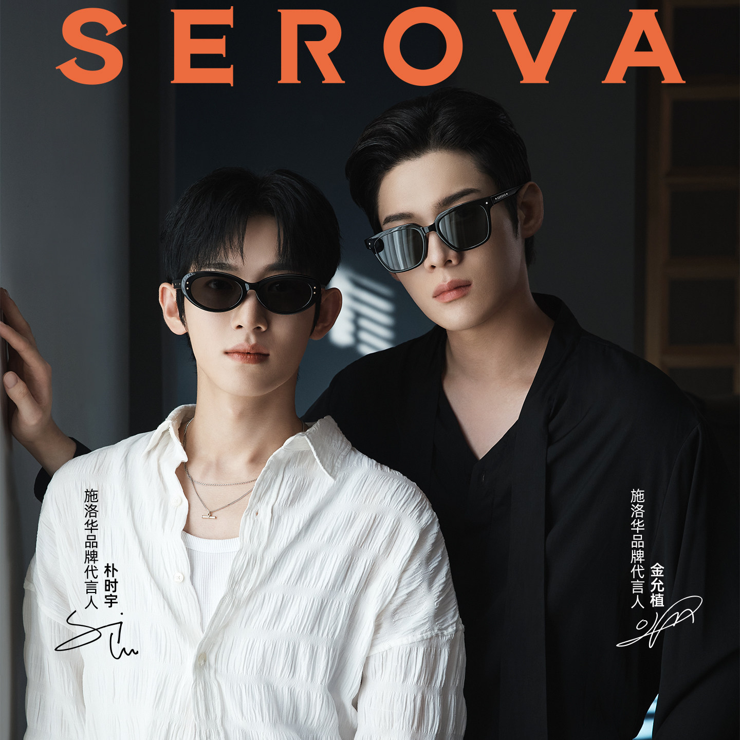 【金允植朴时宇同款】SEROVA施洛华黑超太阳镜高级感猫眼墨镜图片