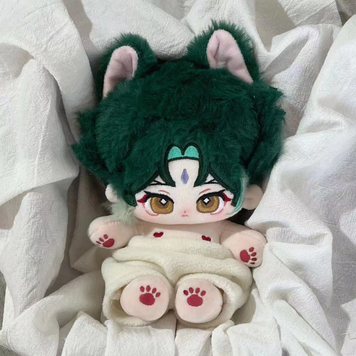 魈兔包护法夜叉魈原神20cm棉花娃娃动漫游戏周边毛绒公仔换装