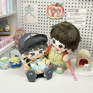 新款原创王楚钦孙颖莎属性20cm棉花娃娃超萌高颜值毛绒手办公仔礼