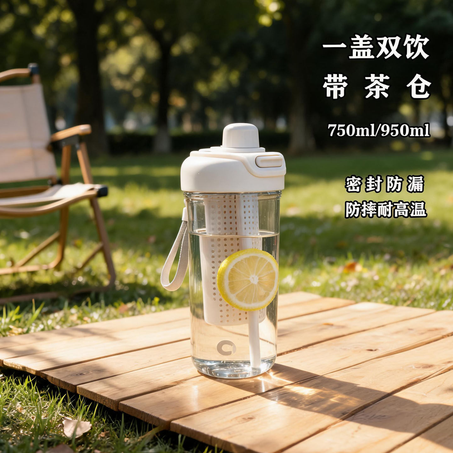旅行简约吸管杯女生高颜值