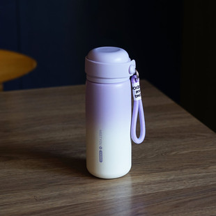 小巧可爱轻奢旅行316不锈钢保温杯带吸管双饮便携新款水杯子