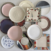 〖清仓特价 〗瑕疵8寸盘子陶瓷家用菜盘沙拉盘凉菜盘牛排早餐盘