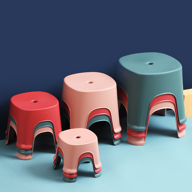 塑料儿童凳小板凳家用宝宝洗澡卡通小凳子加厚防滑踩脚小椅子矮凳