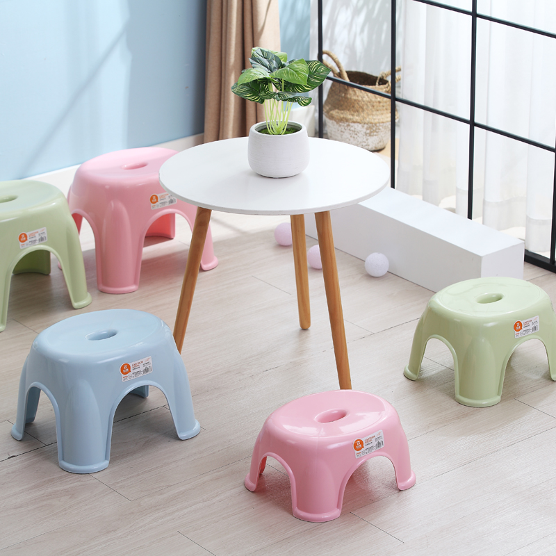 儿童凳塑料板凳家用宝宝洗澡卡通小凳子加厚防滑踩脚胶凳脚踏矮凳